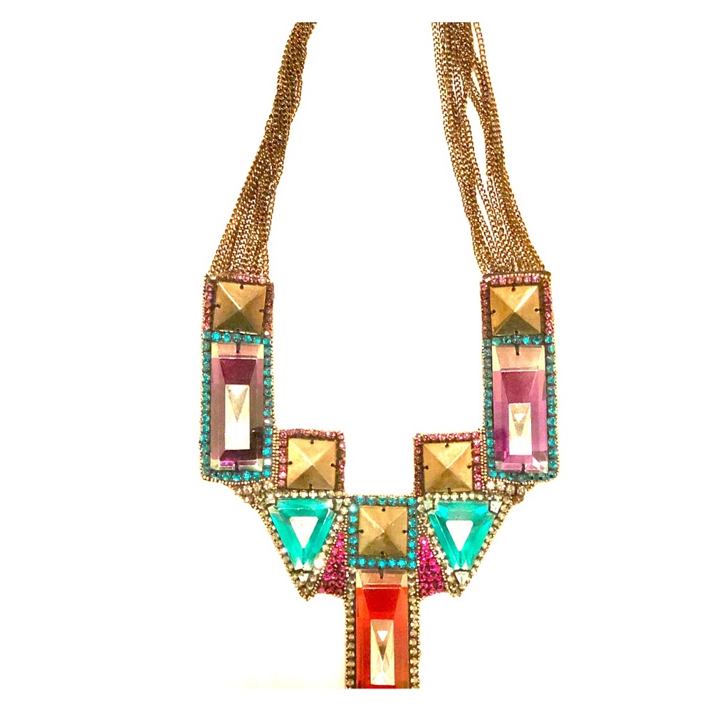 Never worn Nicole Miller statement necklace
